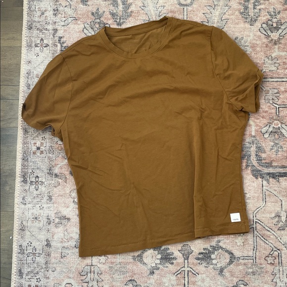 Vuori Feather Baby Tee - Rum - Large - Picture 4 of 4